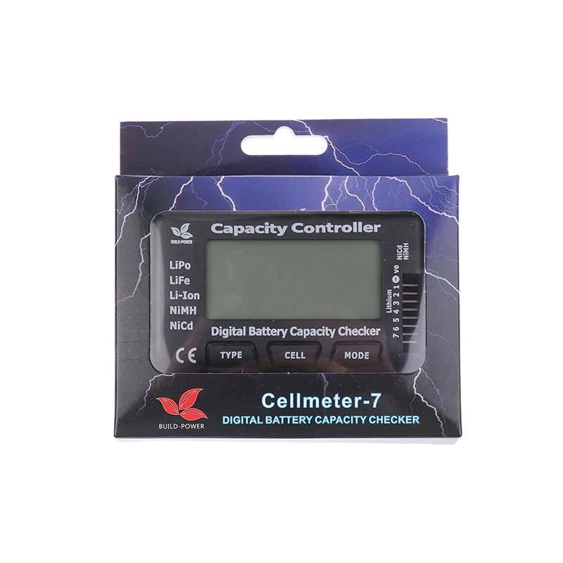 CellMeter-7 Digital Battery Capacity Checker & Voltage Tester