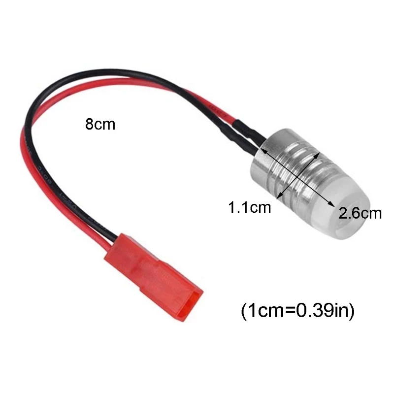 1.5W 12V RC LED Searchlight (JST Plug)
