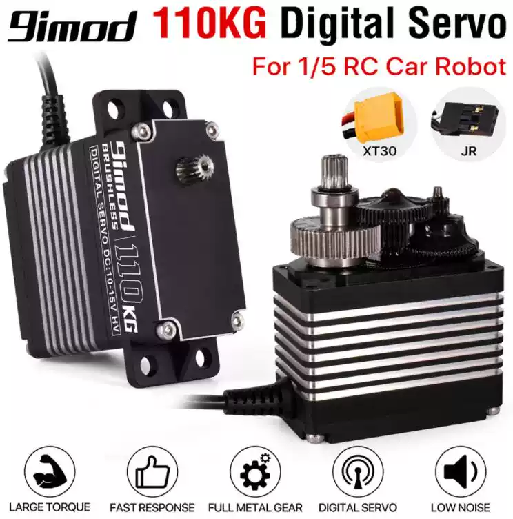 9imod 110KG Brushless Servo, Aluminum Case Digital HV Waterproof Servo