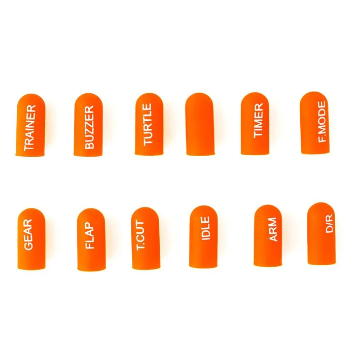RadioMaster Labeled Silicon Switch Cover Set (Short)