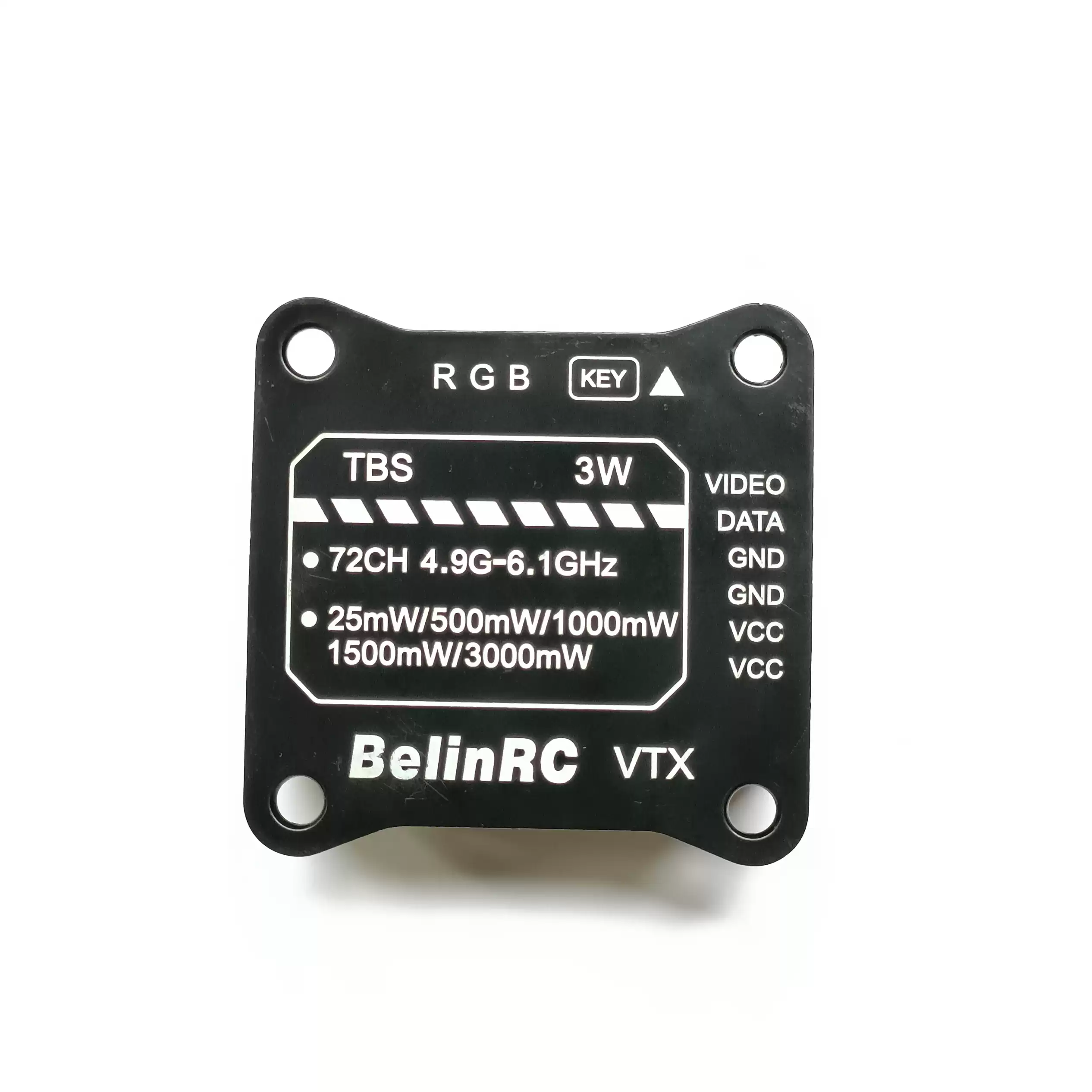 BelinRC 3W VTX 4.9-6.1GHz Long Range Analog FPV Video Transmitter