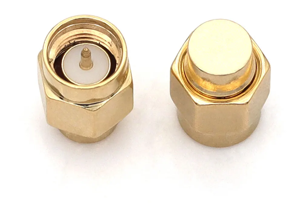 SMA Male to SMA Female 90° Adapter (Right Angle, Gold Plated)
