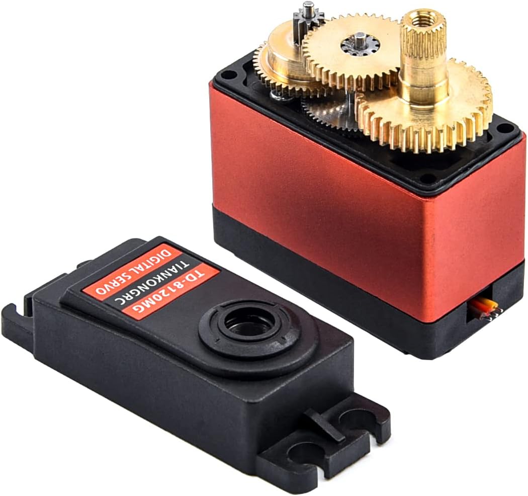 20KG Waterproof Digital Servo (Full Metal Gear, 180°) w/ 25T Horn