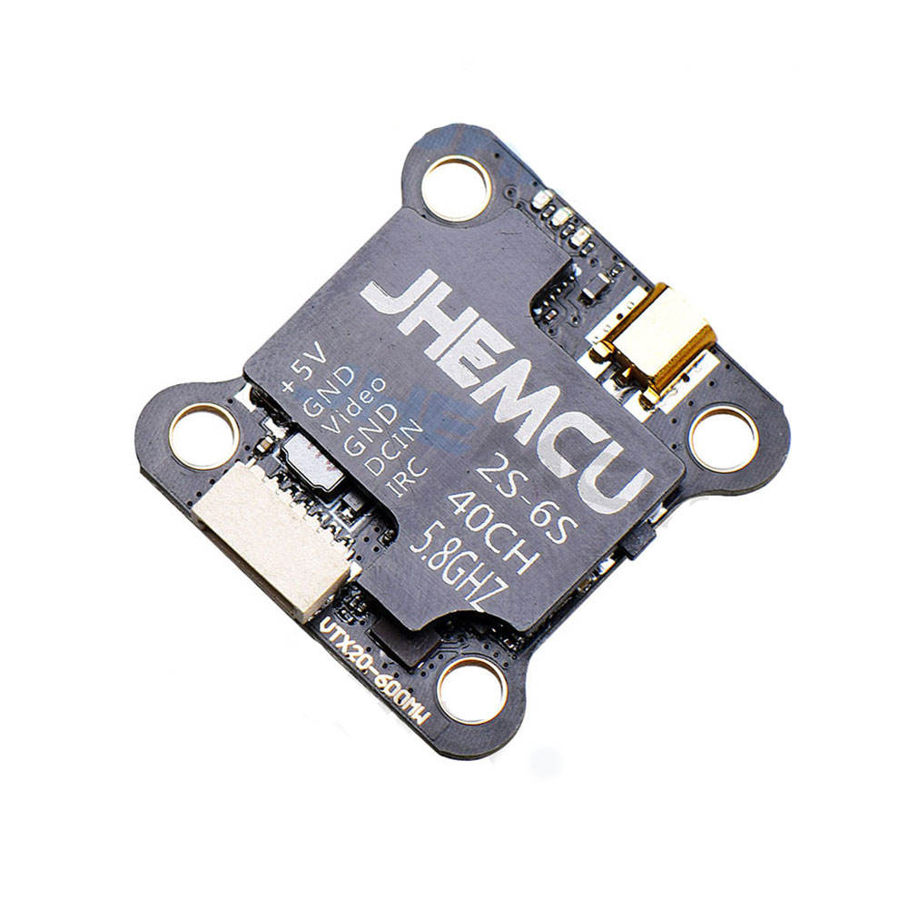 JHEMCU VTX20-600 5.8G 40CH PitMode 7-26V Adjustable VTX for RC Racing Drone