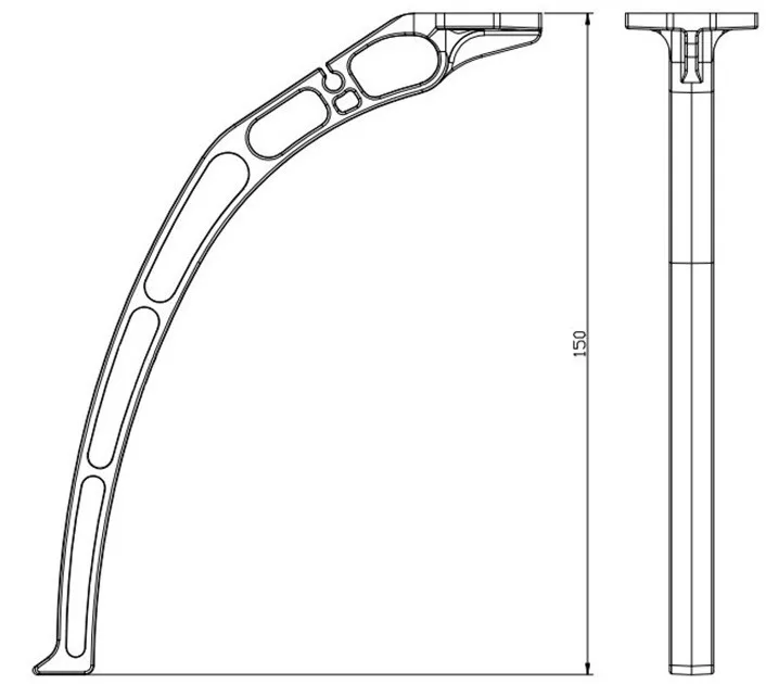 F450/F550 High Profile Landing Gear (Extended Legs)