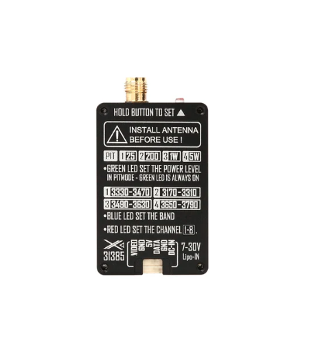 RUSHFPV 3.1G - 3.8G 5W Ultra-wideband Receiver Antenna Kit for FPV, Fixed-wing and RC Models