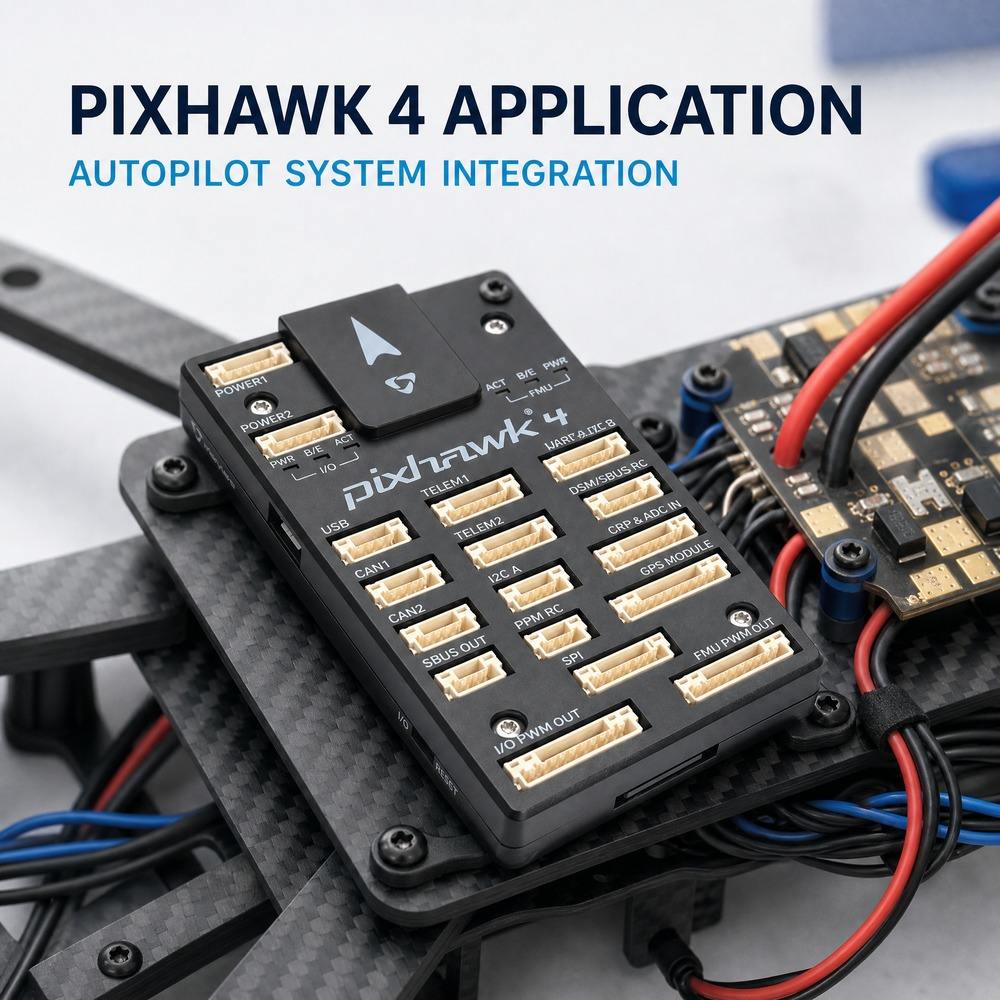Holybro Pixhawk 4 STM32F765 Open Source PX4 Flight Controller Autopilot for Multirotor Fixed Wing VTOL UAV Drone