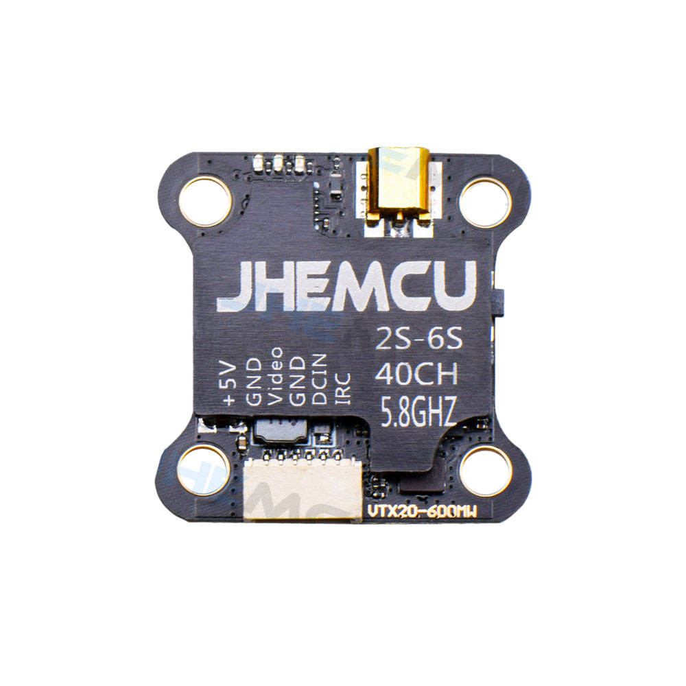 JHEMCU VTX20-600 5.8G 40CH PitMode 7-26V Adjustable VTX for RC Racing Drone — wholesale and OEM supply