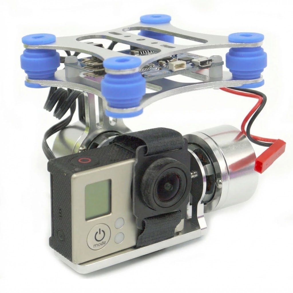 2-Axis Brushless Camera Gimbal (SimpleBGC) for GoPro / SJ4000 / DIY Drone — wholesale and OEM supply