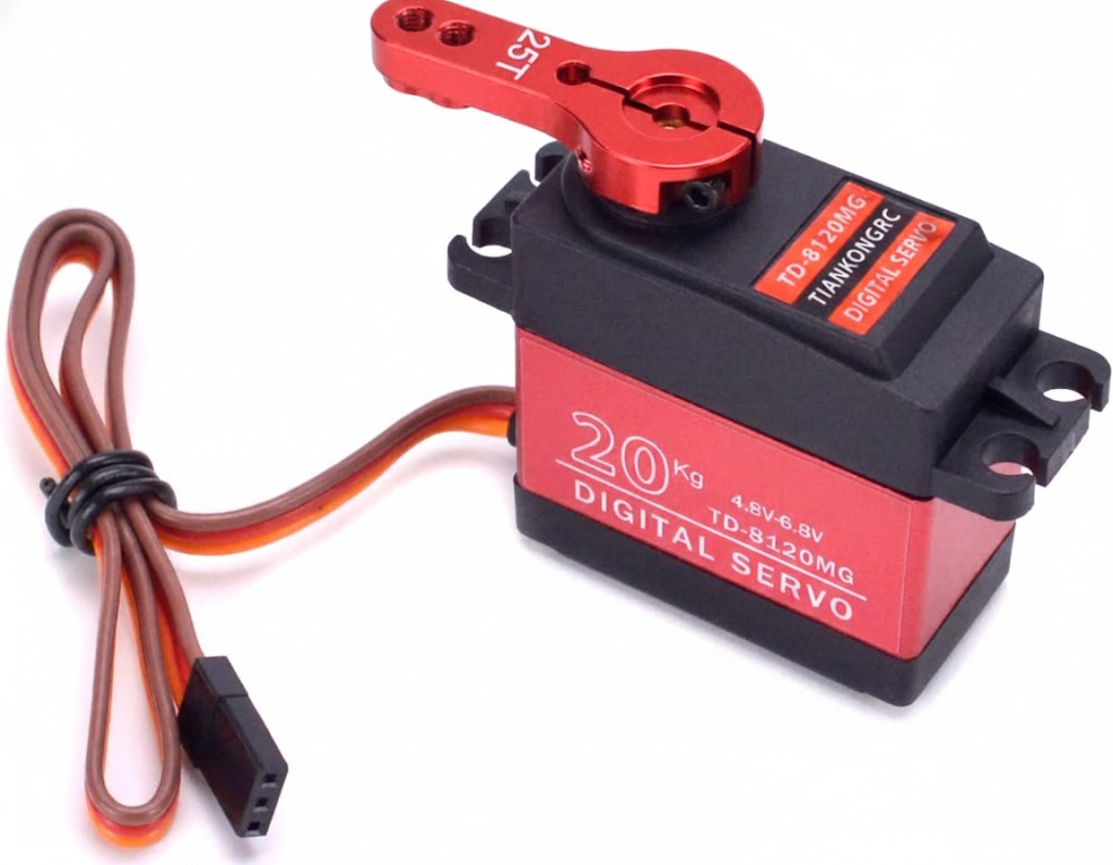 20KG Waterproof Digital Servo (Full Metal Gear, 180°) w/ 25T Horn — wholesale and OEM supply