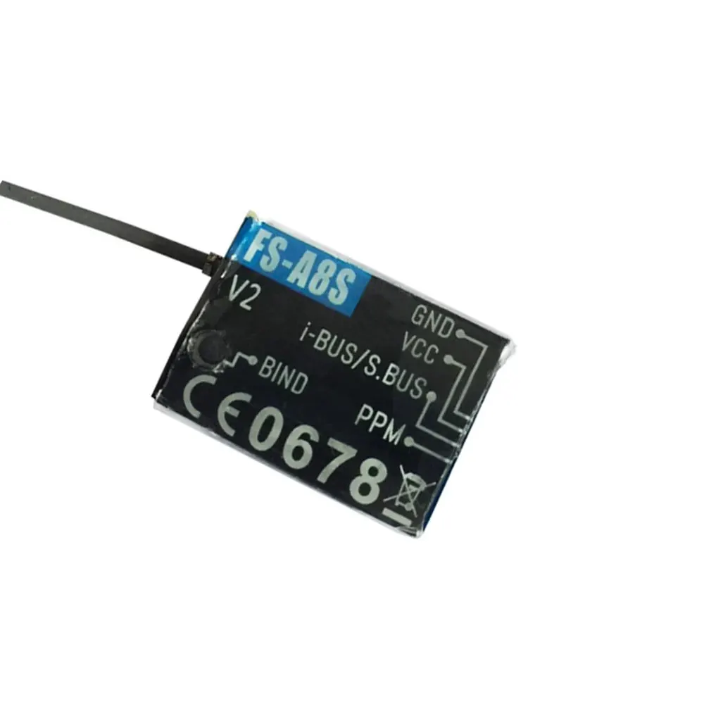 FS-A8S V2 Mini Receiver for FS-i6/i6X (AFHDS 2A) — wholesale and OEM supply