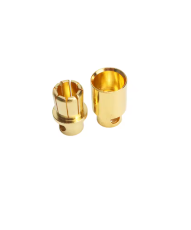 Gold-Plated RC Banana Bullet Plugs (2mm to 8mm Range) — wholesale and OEM supply