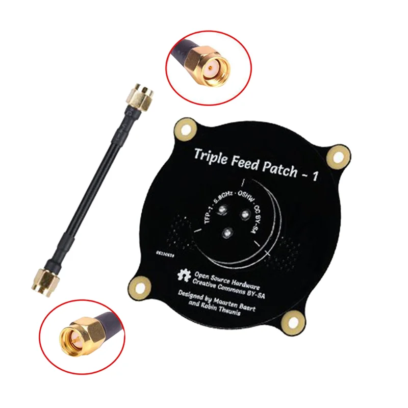 Triple Feed Patch Antenna 5.8GHz Directional (High Gain) for FPV Goggles — wholesale and OEM supply