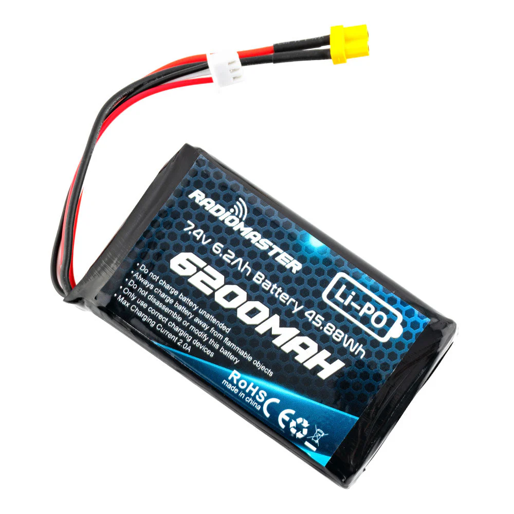 RadioMaster 2S 7.4V 6200mAh LiPo Battery — wholesale and OEM supply