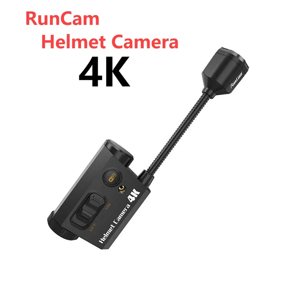 RunCam 4K Helmet Camera 60fps 1920*1080 Long Battery Life Built-in Wifi Airsoft Face Mask Recorder — wholesale and OEM supply