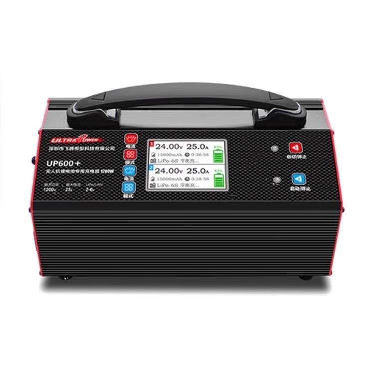 Ultra Power UP600+ Balance Charger 1200W 25A Per Channel 2-6S LiPo LiHV for Agricultural Plant-protection UAV Drones — wholesale and OEM supply
